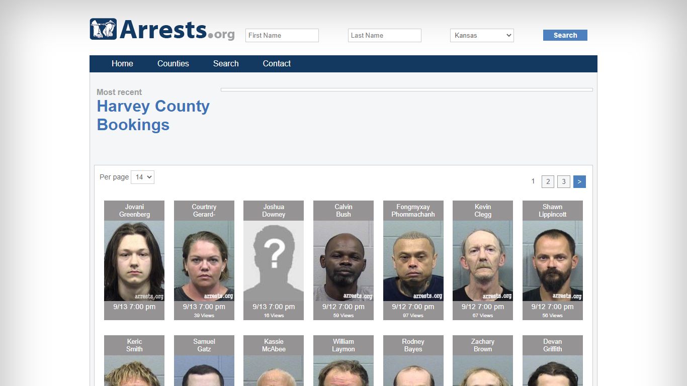 Harvey County Arrests and Inmate Search