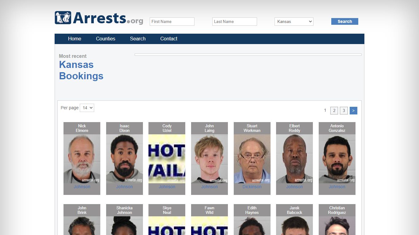 Kansas Arrests and Inmate Search